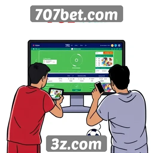 Experiência do usuário no site de apostas 707bet